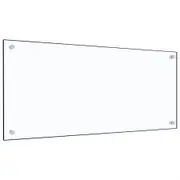 Kitchen Backsplash Transparent 90x40 cm Tempered Glass