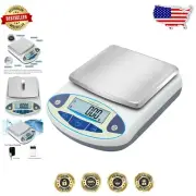 2000g Stainless Steel Precision Lab Scale with 0.01g Accuracy & Unit Conversion