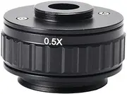 Microscopes Equipment 0.5X C-Mount Focus Adjustable Adapter for New Type Stereo Trinocular Microscope
