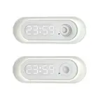Motion Sensor Wall Clock Night Light Decorative Clock Ornaments