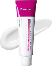 Brightening Korean cream with 7% Arbutin & 4% Tranexamic Acid (TXA), plus Niacinamide & Glutathione to fade dark spots, freckles, blemishes & pigmentation – 50ml (1.69 fl.oz).