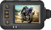 Waterproof Motorcycle Video Recorder - Portable Camera, Lightweight Camera Video Recorder | Long Lasting Wide Angle Front, G Sensor Loop Recording Motion Detection for Riding Safety