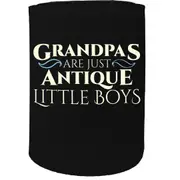 Alcohol Stubby Holder - Grandpas Antique Boys - Funny Novelty Birthday Gift Joke Beer Can Bottle