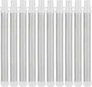 RIZGHWOY 10Pcs Airless Spray Gun Filter, High Efficiency Paint Accessories, Easy Installation, Suitable for All Spray Machines and Guns (White 50 Mesh)