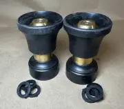 2X Heavy Duty Fire Hose Nozzle Fit Garden Hoses High Pressure Sprayer Leak Proof