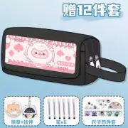 Game Eggy Party Pen Bag Canvas Pencil Case Student Stationery Collectible Gift
