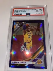 2019 Panini Donruss Optic LeBron James Purple Prizm PSA 10 GEM MINT Low Pop Goat