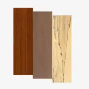 Pack of 15, Cutting Lumber Board Blanks (Tamarind, Walnut, Padauk) 3/4"x2"x18"