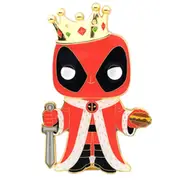 Deadpool #01 King Deadpool 10cm Pop! Enamel Pin/Badge w/ Stand Collectible 13y+