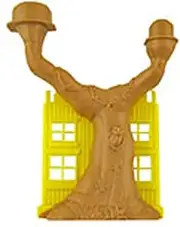 Replacement Parts for Thomas The Train - GLK81 ~ Thomas & Friends Trackmaster Animal Park Monkey Adventure Set ~ Replacement Zoo-Keeper Wall with Attached Tree