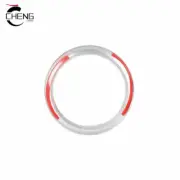Dash Center Clock Decor Circle Silver Alloy Cover for Porsche 2010-2016 Panamera