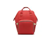 Multifunctional Large-capacity Mummy Bag Portable Shoulder Mother-to-child Bag - RED