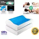 Pillow Cool Gel Top High Density Memory Foam Giselle Bedding Contour Twin Pack