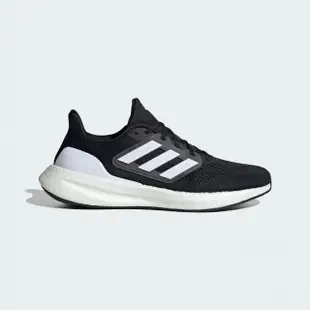 【adidas 愛迪達】慢跑鞋 男鞋 女鞋 運動鞋 緩震 PUREBOOST 23 WIDE 黑白 IF4839