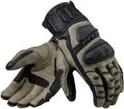 Revit Cayenne 2 Motorcycle Gloves, black-beige, Size L for Men Black Beige
