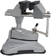 NUZAMAS Multi Angle Swivel Head Table Top Vice Clamp With Suction Base