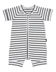 [Bonds] Short Sleeve Zippy Romper in Black