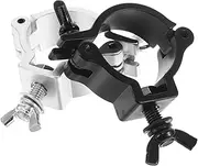 Generic 2pcs Heavy Duty Aluminum Alloy Light Clamp for Stage Lighting Durable Truss Hook Clamp for Moving Head Lights Quick Attachment Supports Heavy Loads