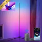 Smart RGB Corner Floor Lamp 3-Sided LED Alexa Music Sync