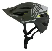Troy Lee Designs A2 Mips Silhouette Bicycle Helmet Blue/Green/Red MTB/Bike
