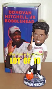 10 x LOT BROOKLYN CYCLONES SGA SPIDA DONOVAN MITCHELL BOBBLEHEAD CAVS BASKETBALL