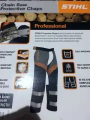 STIHL Professional Chainsaw Protective Chaps (S,M,L).. "CHEAPEST in AUSTRALA!"