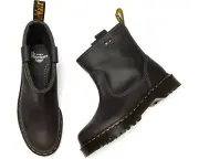 NIB*Womens*Dr. Martens Anistone Low Lo Biker Boot**5-11*Dark Grey*Doc Martens