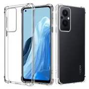 For Oppo Reno8 Lite Shockproof Tough Air Cushion Gel Clear Transparent Heavy Duty Case Cover