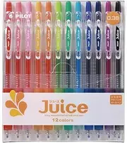 Pilot Juice Gel Ink Ballpoint Pen, 0.38 mm, 12 Color Set (LJU-120UF-12C)