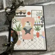 Plant Lady Garden Theme Ring Bound Scrapbook Photo Album Junk Journal