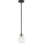 Z-Lite 466MP-MB-BN Kraken Pendant Matte Black and Brushed Nickel