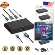Multi-Port Thunderbolt 4 Dock for Laptops with USB A 3.1 and 3x Downstream