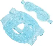 Sosoport Gel Eye Mask Moisturizing Face Mask for Skincare Cooling Heat Therapy for
