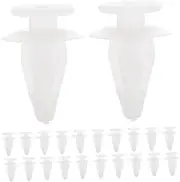 GARVALON 100pcs Automotive Plastic Fasteners for Car Door Panels Bumper Compatible with Mitsubishi and Other Models Easy to Install Retainer Clips Durable Door Panel Fastener Clips