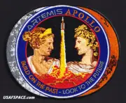 ARTEMIS - APOLLO - TIM GAGNON ORIGINAL AB Emblem 5.25" NASA SPACE Mission PATCH