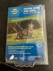 COME WITH ME KITTY~HARNESS & BUNGEE LEASH~LARGE CATS up to 40 Lbs.~BRAND NEW~