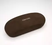 NEW TOM FORD BROWN AUTHENTIC SUNGLASSES EYEGLASSES CLAMSHELL CASE