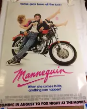 Mannequin movie Poster /promotional 1989 Fox TV Movie Night 27 X 40