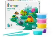 HEY CLAY Exotic Pets 15 Cans & 2 Tools Kids Children Craft Sculpting Fun Toy 3+