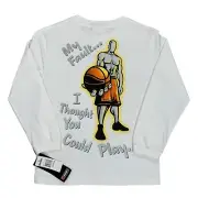 VTG And1 Basketball My Fault I Thought You Could Play White L/S Shirt Sz Boys M