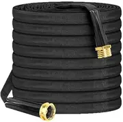 2025 Upgraded Non-Expanding Garden Hose, Lightweight, Flexible Ultra-Light Water Hose, Burst-Resistant, Lead-Free, Anti-Kink, High-Pressure (50 FT)
