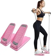Mini Treadmill, Steppers Pedal Drawstring, Household Quiet Stair Climbers Home Fitness Equipment for Lose Weight Leg SLI