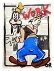 CORBELLIC EXPRESSIONISM 16X20 GOOFY HOMEWORK MEDIA FINE ART HOME INTERIOR DESIGN
