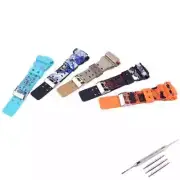16mm Resin Watch Band Strap For GAX100 GA110 GA120 GA140 GLS100 Bracelet + Tools