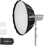 Godox S65T 25.6" Quick Release Umbrella Softbox W/ Bowen Mount & Diffusers I3R8