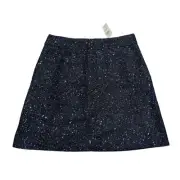 Ann Taylor Loft Mini Skirt Women’s Size 2 XS Sparkly Rhinestone Tweed
