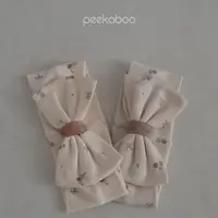 在飛比找蝦皮商城優惠-peekaboo 花朵蝴蝶結髮帶｜寶寶髮帶 新生兒髮帶 女童