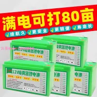 在飛比找樂天市場購物網優惠-電動噴霧器鋰電池12v8ah電瓶背負式打藥機配件專用農用大容