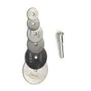 6Pcs Mini HSS Circular Saw Disc Blade Rotary Cutter For Metal Cut Tool Set E