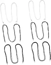 DOITOOL 12Pcs Replacement Hoodie Strings with Tips Durable Drawstring Cords for Pants Hoodies Shorts and More Easy Threader Included for Hassle Replacement